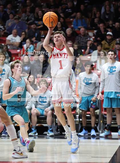 Thumbnail 1 in Canyon View vs. Manti (UHSAA 3A Quarterfinal) photogallery.