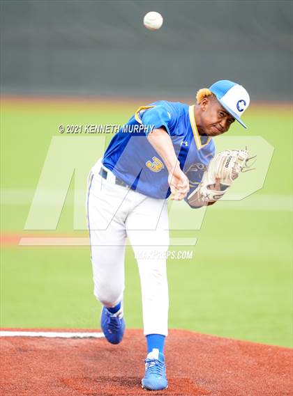 Thumbnail 2 in Corsicana vs Ennis (UIL 5A Quarterfinal Region 2&4) photogallery.