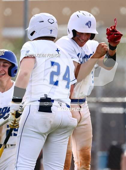 Thumbnail 3 in Cole Valley Christian vs. Regis (Coach Bob National Invitational) photogallery.