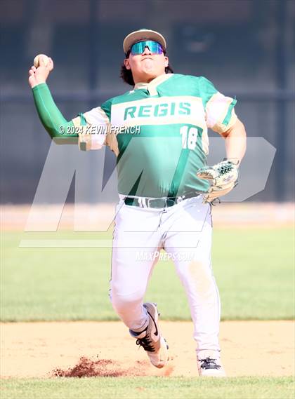 Thumbnail 1 in Cole Valley Christian vs. Regis (Coach Bob National Invitational) photogallery.