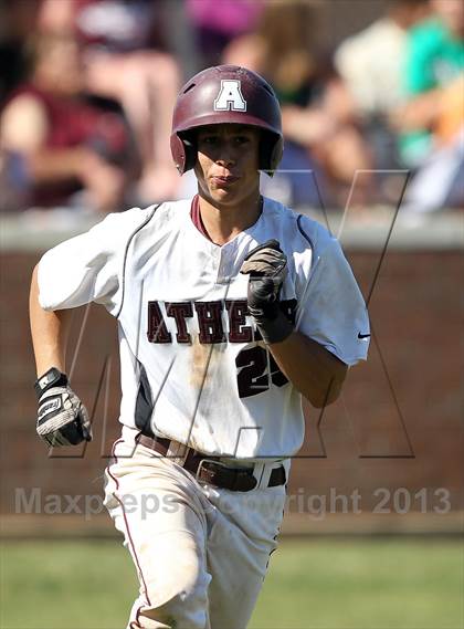 Thumbnail 3 in Crandall vs Athens (UIL 3A Area Playoff Game 3) photogallery.