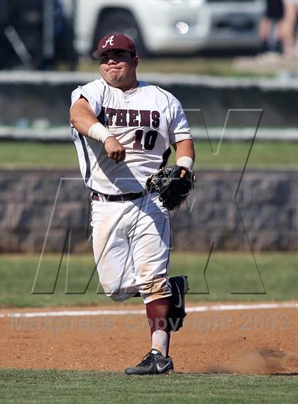 Thumbnail 3 in Crandall vs Athens (UIL 3A Area Playoff Game 3) photogallery.