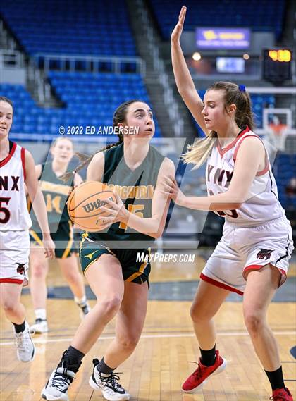 Thumbnail 3 in Lincoln County vs. Battle Mountain (NIAA State 2A semifinal) photogallery.