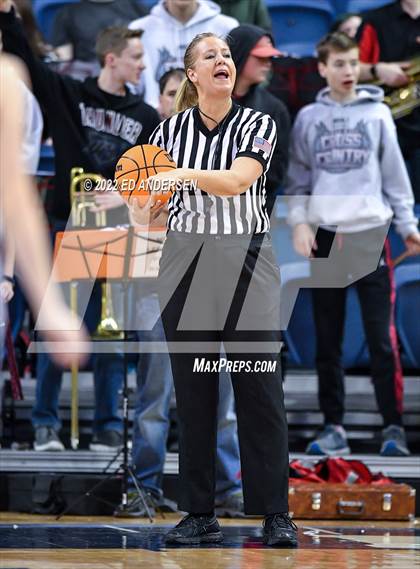 Thumbnail 3 in Lincoln County vs. Battle Mountain (NIAA State 2A semifinal) photogallery.
