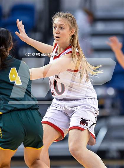 Thumbnail 2 in Lincoln County vs. Battle Mountain (NIAA State 2A semifinal) photogallery.