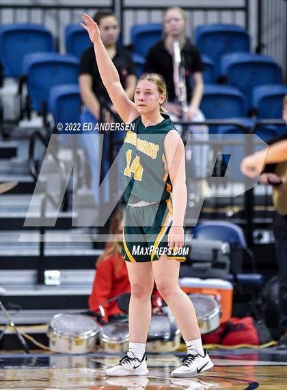 Thumbnail 1 in Lincoln County vs. Battle Mountain (NIAA State 2A semifinal) photogallery.