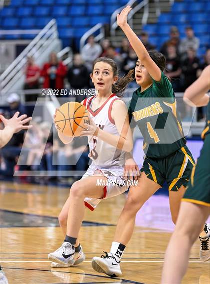 Thumbnail 2 in Lincoln County vs. Battle Mountain (NIAA State 2A semifinal) photogallery.
