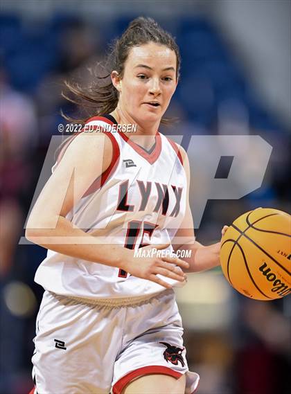 Thumbnail 1 in Lincoln County vs. Battle Mountain (NIAA State 2A semifinal) photogallery.