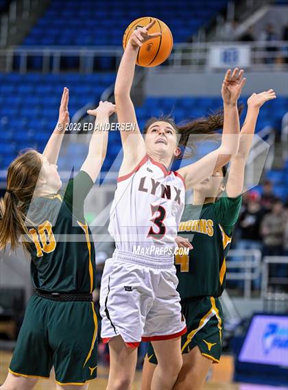 Thumbnail 3 in Lincoln County vs. Battle Mountain (NIAA State 2A semifinal) photogallery.