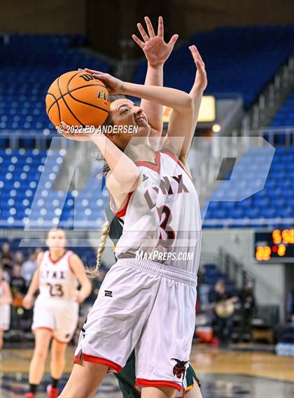 Thumbnail 3 in Lincoln County vs. Battle Mountain (NIAA State 2A semifinal) photogallery.