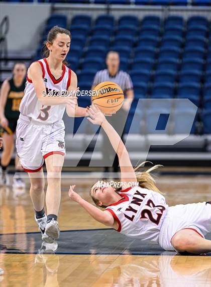 Thumbnail 1 in Lincoln County vs. Battle Mountain (NIAA State 2A semifinal) photogallery.