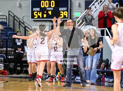 Thumbnail 1 in Lincoln County vs. Battle Mountain (NIAA State 2A semifinal) photogallery.