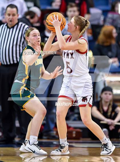 Thumbnail 1 in Lincoln County vs. Battle Mountain (NIAA State 2A semifinal) photogallery.