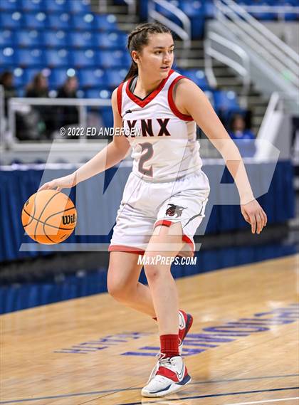 Thumbnail 3 in Lincoln County vs. Battle Mountain (NIAA State 2A semifinal) photogallery.