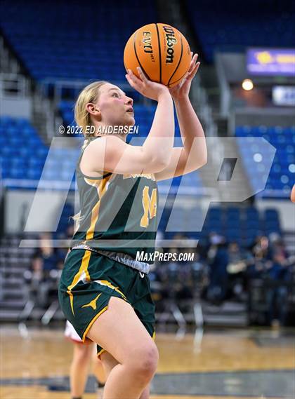 Thumbnail 2 in Lincoln County vs. Battle Mountain (NIAA State 2A semifinal) photogallery.