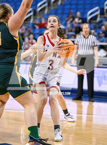 Thumbnail 2 in Lincoln County vs. Battle Mountain (NIAA State 2A semifinal) photogallery.