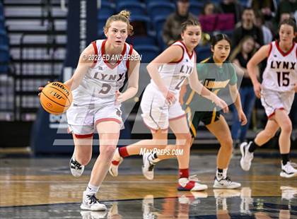 Thumbnail 2 in Lincoln County vs. Battle Mountain (NIAA State 2A semifinal) photogallery.