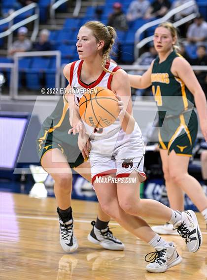 Thumbnail 2 in Lincoln County vs. Battle Mountain (NIAA State 2A semifinal) photogallery.