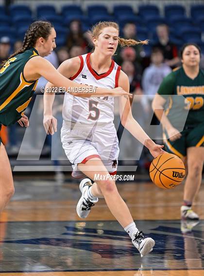 Thumbnail 1 in Lincoln County vs. Battle Mountain (NIAA State 2A semifinal) photogallery.