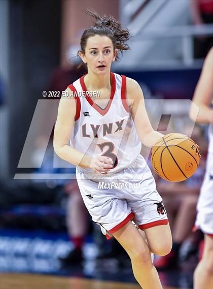 Thumbnail 2 in Lincoln County vs. Battle Mountain (NIAA State 2A semifinal) photogallery.
