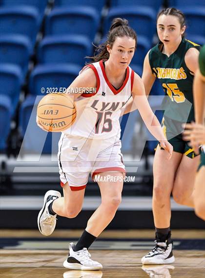 Thumbnail 1 in Lincoln County vs. Battle Mountain (NIAA State 2A semifinal) photogallery.