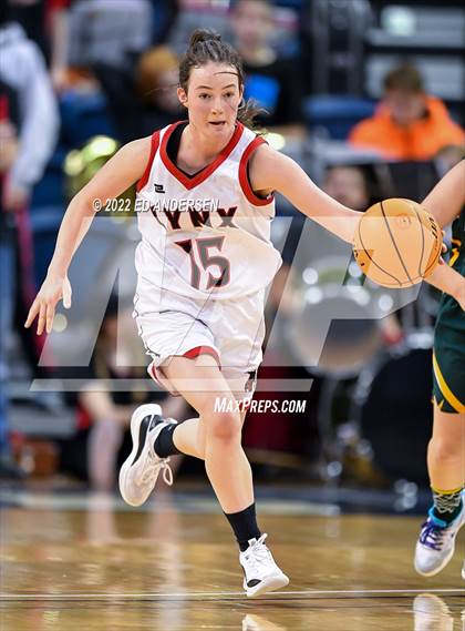 Thumbnail 2 in Lincoln County vs. Battle Mountain (NIAA State 2A semifinal) photogallery.