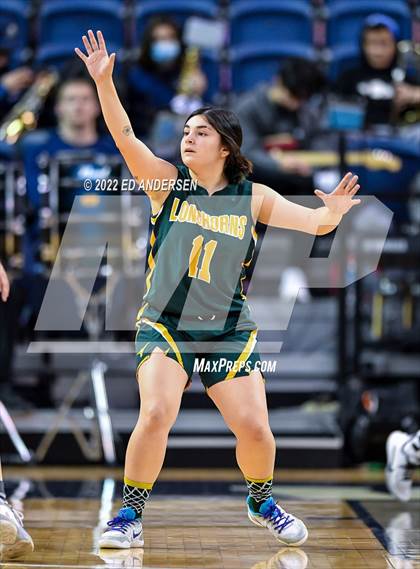 Thumbnail 1 in Lincoln County vs. Battle Mountain (NIAA State 2A semifinal) photogallery.