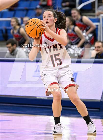 Thumbnail 2 in Lincoln County vs. Battle Mountain (NIAA State 2A semifinal) photogallery.