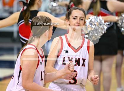 Thumbnail 2 in Lincoln County vs. Battle Mountain (NIAA State 2A semifinal) photogallery.