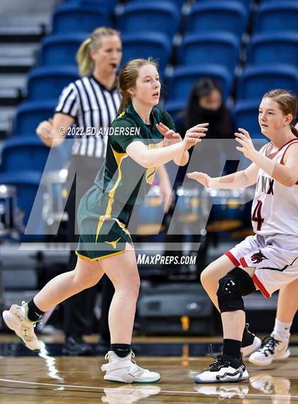 Thumbnail 3 in Lincoln County vs. Battle Mountain (NIAA State 2A semifinal) photogallery.