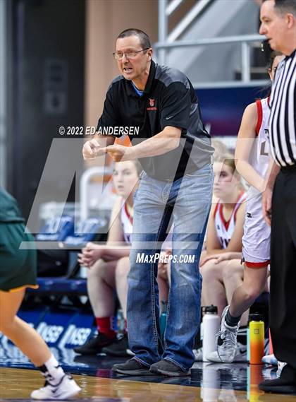 Thumbnail 1 in Lincoln County vs. Battle Mountain (NIAA State 2A semifinal) photogallery.