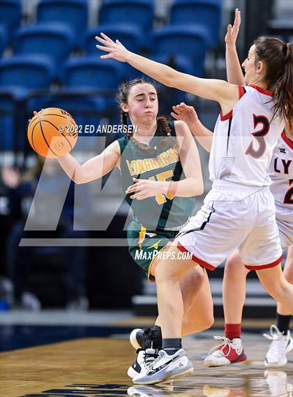 Thumbnail 1 in Lincoln County vs. Battle Mountain (NIAA State 2A semifinal) photogallery.
