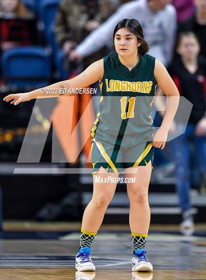 Thumbnail 1 in Lincoln County vs. Battle Mountain (NIAA State 2A semifinal) photogallery.