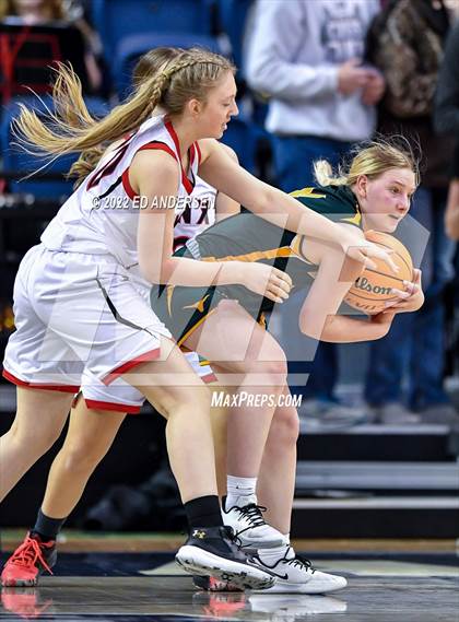 Thumbnail 3 in Lincoln County vs. Battle Mountain (NIAA State 2A semifinal) photogallery.