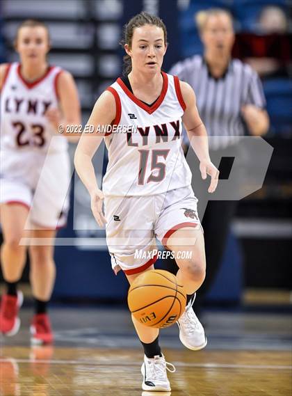 Thumbnail 2 in Lincoln County vs. Battle Mountain (NIAA State 2A semifinal) photogallery.