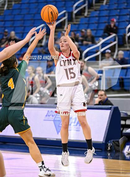 Thumbnail 3 in Lincoln County vs. Battle Mountain (NIAA State 2A semifinal) photogallery.