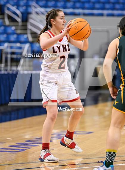 Thumbnail 2 in Lincoln County vs. Battle Mountain (NIAA State 2A semifinal) photogallery.