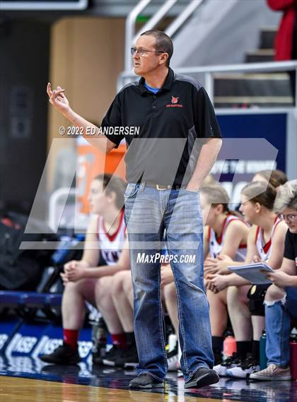 Thumbnail 3 in Lincoln County vs. Battle Mountain (NIAA State 2A semifinal) photogallery.