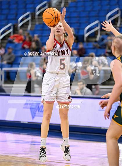 Thumbnail 1 in Lincoln County vs. Battle Mountain (NIAA State 2A semifinal) photogallery.