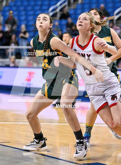 Thumbnail 3 in Lincoln County vs. Battle Mountain (NIAA State 2A semifinal) photogallery.