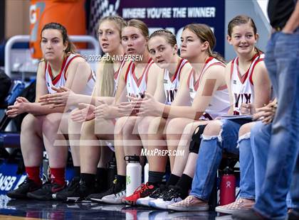 Thumbnail 1 in Lincoln County vs. Battle Mountain (NIAA State 2A semifinal) photogallery.