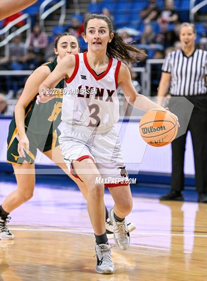 Thumbnail 1 in Lincoln County vs. Battle Mountain (NIAA State 2A semifinal) photogallery.