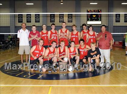 Thumbnail 2 in Laguna Beach vs. Santa Fe Christian (CIF SoCal D3 Vollleyball Final) photogallery.