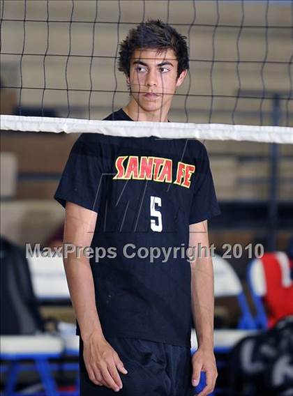 Thumbnail 1 in Laguna Beach vs. Santa Fe Christian (CIF SoCal D3 Vollleyball Final) photogallery.