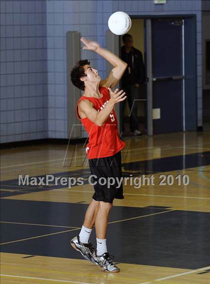 Thumbnail 1 in Laguna Beach vs. Santa Fe Christian (CIF SoCal D3 Vollleyball Final) photogallery.