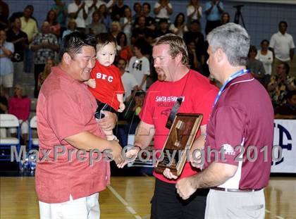 Thumbnail 3 in Laguna Beach vs. Santa Fe Christian (CIF SoCal D3 Vollleyball Final) photogallery.
