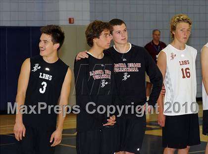 Thumbnail 3 in Laguna Beach vs. Santa Fe Christian (CIF SoCal D3 Vollleyball Final) photogallery.
