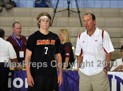 Thumbnail 3 in Laguna Beach vs. Santa Fe Christian (CIF SoCal D3 Vollleyball Final) photogallery.