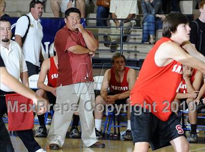 Thumbnail 2 in Laguna Beach vs. Santa Fe Christian (CIF SoCal D3 Vollleyball Final) photogallery.