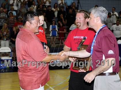 Thumbnail 1 in Laguna Beach vs. Santa Fe Christian (CIF SoCal D3 Vollleyball Final) photogallery.